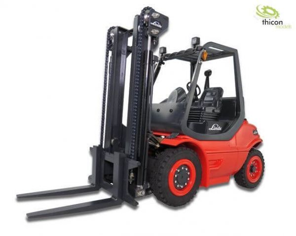 Forklift Linde H40D red, hydraulic, metal kit
