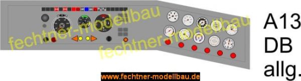 Decal / Sticker "dashboard" for DB A13 generally,