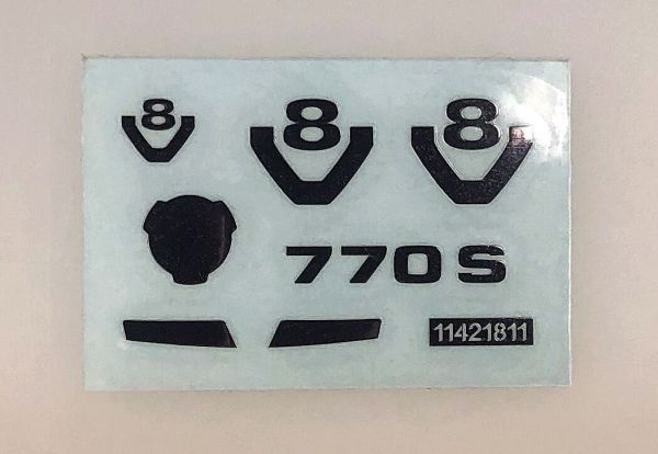 Metal Transfer Sticker For Scania 770 S (56368)311421811