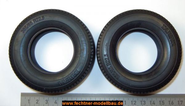 rues 2 pneus larges, 385 / 65R22.5, TAM-échelle, 83mm