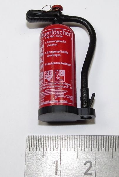 1 finished extinguisher with a long handle Tamiya-size