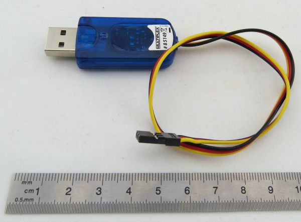 Multiplex USB PC-Kabel auslesen/programmieren/updaten