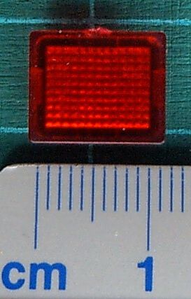 Vidrio 1 (rojo) para la luz trasera 4-cámara de repuesto y accesorios para