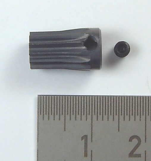 1 0,5 12 steel gear module teeth bore 4,0mm, fits