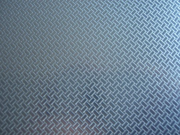 Aluminum checker plate (2 piece) 170x190x1,2mm (Wedico 471)