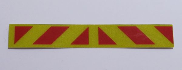 ECE70-A klistermärke bakre markör uppsättning gul