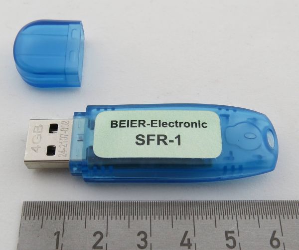 USB-stick Sound-Teacher SFR-1 van Beier. Met inhouds-dvd