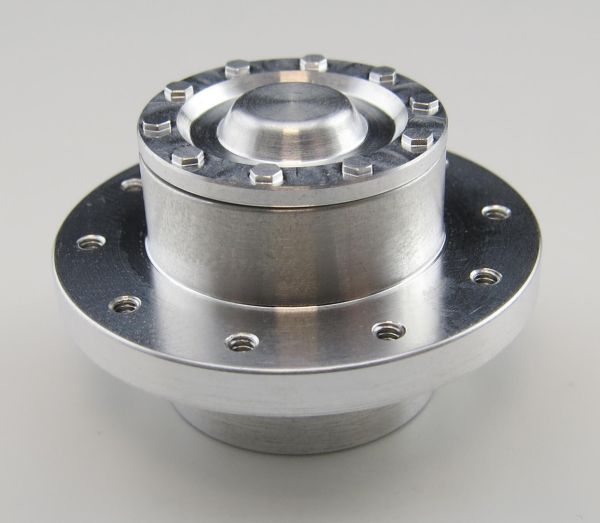 Aluminum hub suitable for Carson powered steering axle
