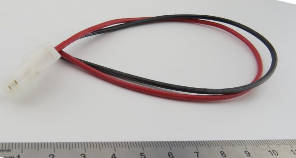 AMP socket câble 30cm. Lâche, 2-pôle. 1 St. brins de silicone