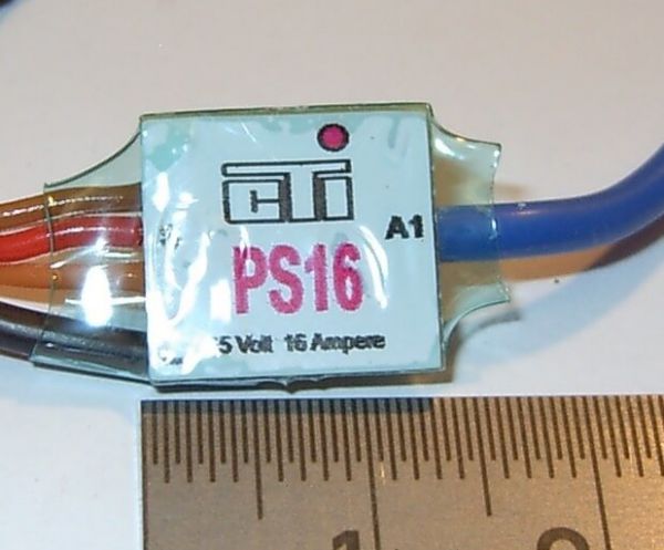 Pushbutton PS16uT with 1x 16A output 1x
