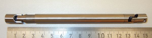 1 double-gimbal 10mm diameter, totale lengte
