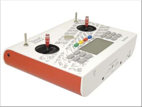Servonaut desk transmitter HS 12, joysticks, 2,4GHz white-red,