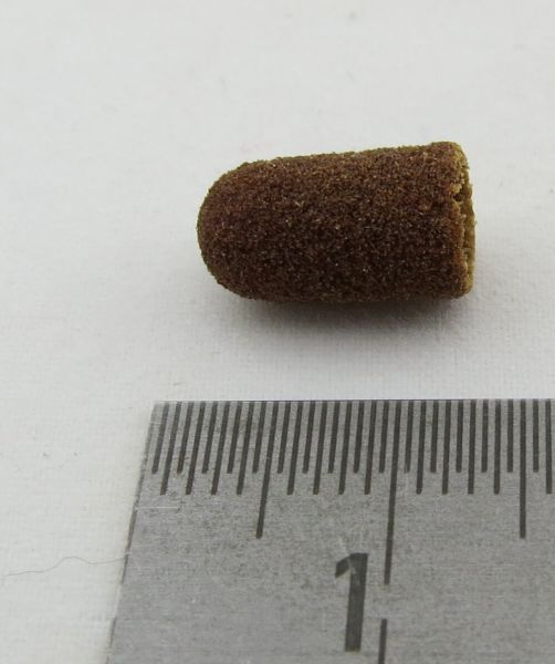 1 zımpara başlığı, 5 mm, orta. 5 mm aşındırıcı kapak için uygundur