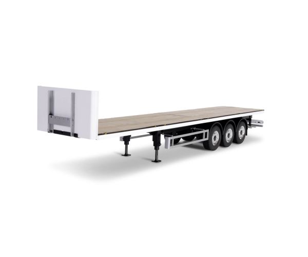 Carson 3-axle flatbed trailer. Tamiya scale 500907650