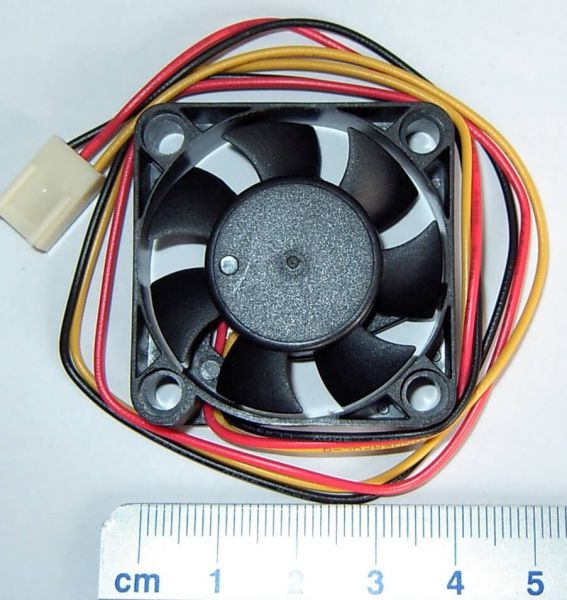 1 mini fan 40x40mm hole spacing 32mm. 10mm thick
