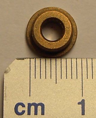 Sinterlager 4mm mit Bund für Wellen mit 4mm Durchmesser, 2