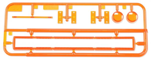 JJ-Parts RL przezroczyste szklane pomarańczowe oświetlenie dachowe do Scania 770 S SLT