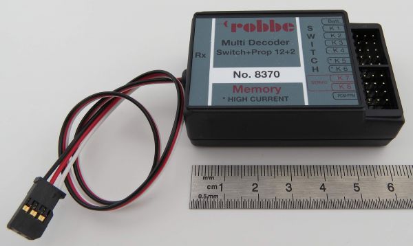 Multi-Switch Prop decoder geheugen (Robbe) decoder module