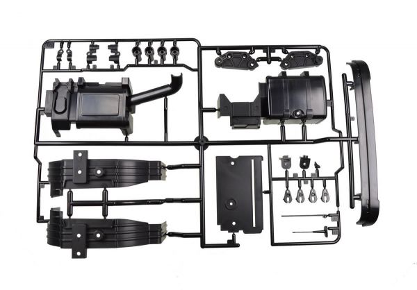 Kit met spuitgegoten onderdelen W Parts Black Fender 319225229