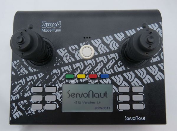 transmisor de escritorio Servonaut SA 16, palo 3D, 2,4GHz, negro