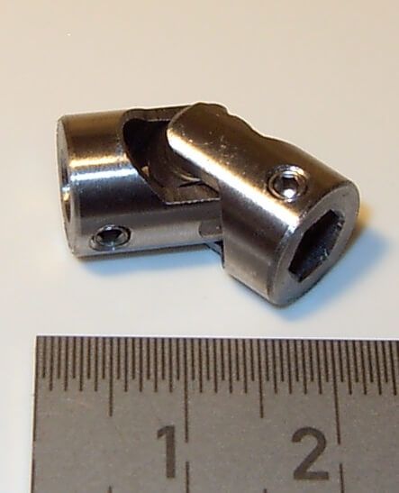1 Kardangelenk 10mm Durchmesser, 10/10mm Gesamtlänge