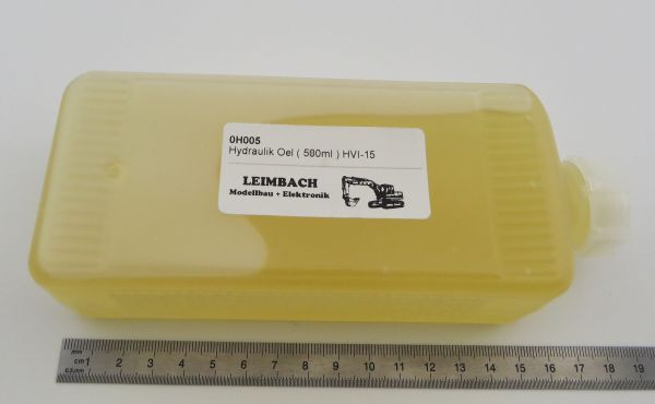 L'huile hydraulique 500 ml, pour le système Leimbach. 0H005