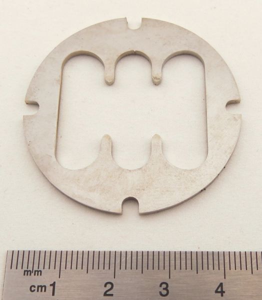 Schakelpoort voor 6-kanaals reflexstick. Gemaakt van 2 mm roestvrij staal