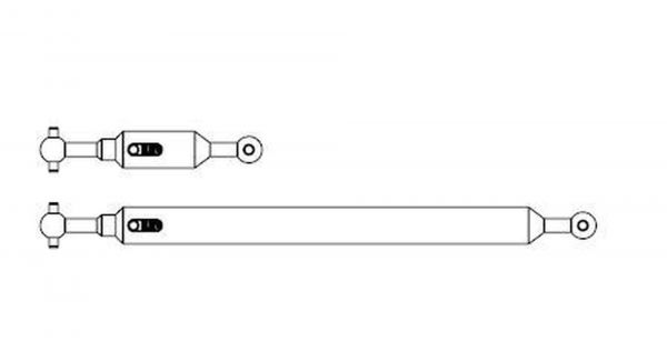 Juego de ejes de transmisión (2) Compensación de longitud de volquete 6x4 +/- 5 mm