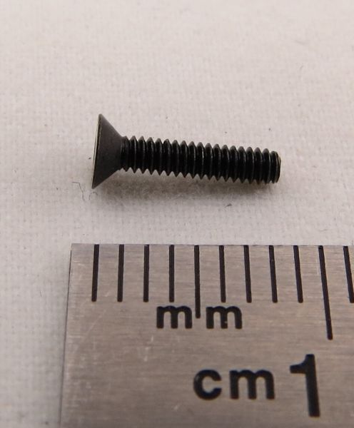 10 countersunk head screws with hexagon socket DIN 7991, steel