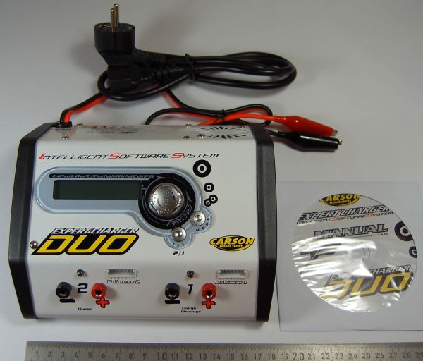 1 Ladegerät Expert Charger Duo 12V/230V. Max. 10A