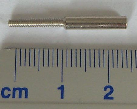 Lehimleme çalı M3x26mm toplam uzunluğu 1 parçası