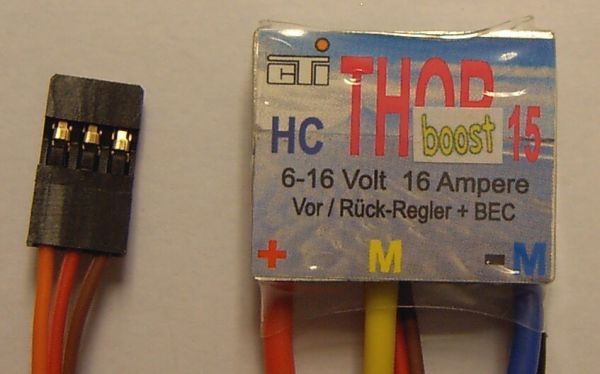 Throttle THOR 15 HCboost a 15V máx. 18A, puro