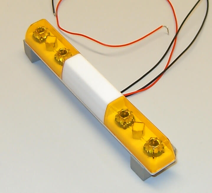 LED Rundumleuchtbalken gelb