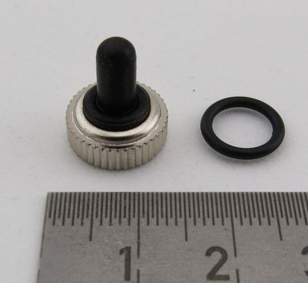 1x sealing cap with sealing ring for mini toggle switch