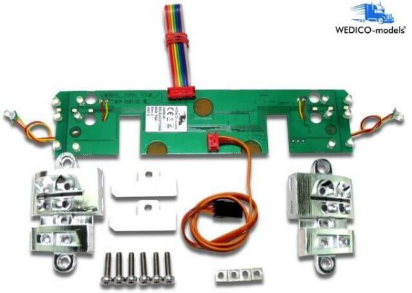 LED board pair in front for MAN TGX from Wedico. 12V