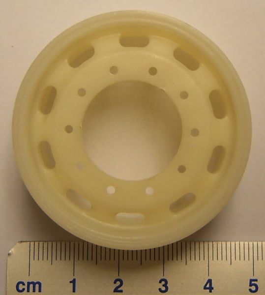 Geniş lastikler (V2), plastik, 10 delikleri için uzun delik jant
