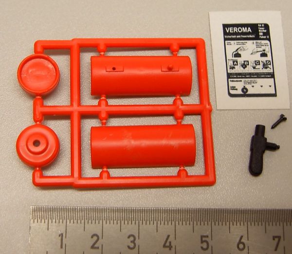 extincteurs 1 (kit), en plastique. Avec autocollant et