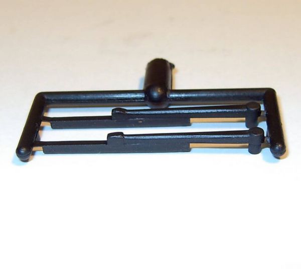 Wiper (2 piece), black plastic. (220985)