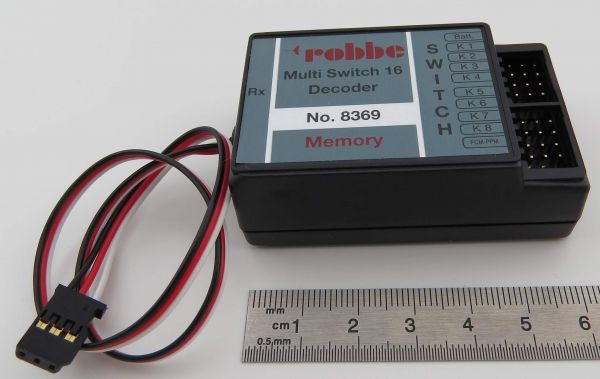 MultiSwitch 16 decoder memory (Robbe) decoder module