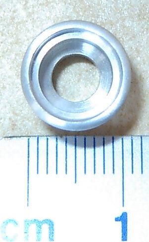1x aluminum sleeve 11mm diameter 11mm long with hole for
