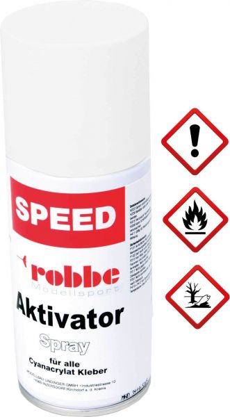 Activator for superglue. 150ml. Spray can. seal