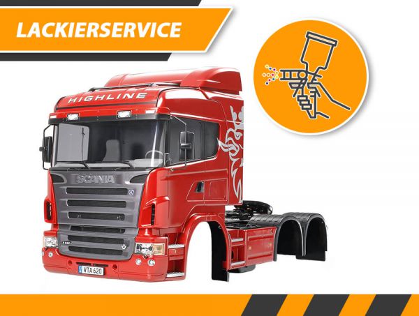 Painting service for Tamiya Scania R620