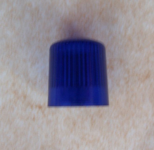 . Couvercle de rechange f balise, bleu, 1 rotation: 8 angulaire, verre Hauteur