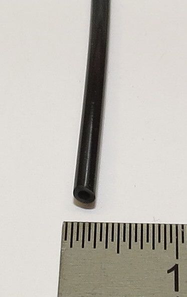 Hydraulik-Schlauch AD 2 mm / iD 1 mm. 1m. Max. Druck 18 bar