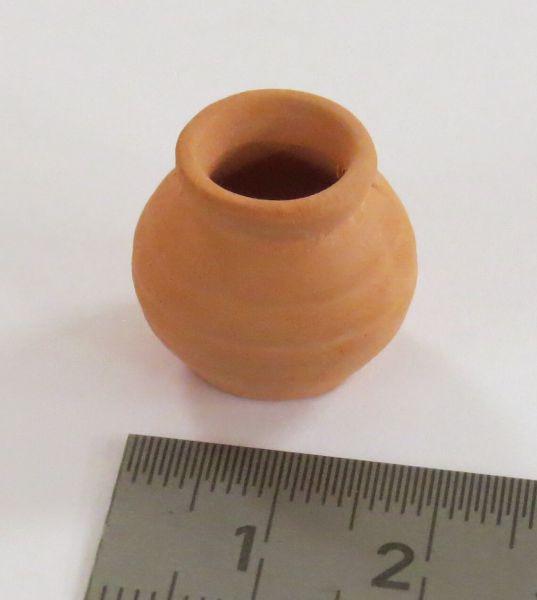 1x Vase environ 1,6cm élevé sans trou, environ 19mm
