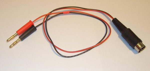 Charging Cable banaanstekker / multiplexing zender, ca. 50cm