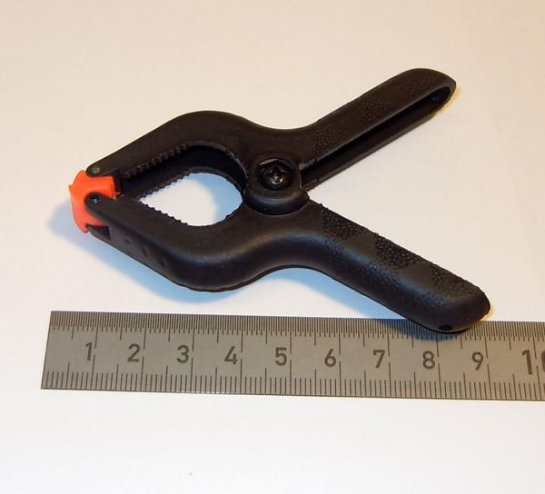 1 terminal with 30mm span, black 1 piece