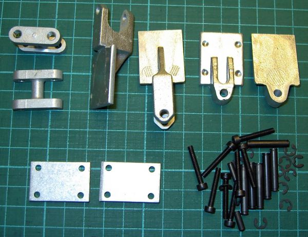 Rear suspension, 1: 8, Alu. (216747) All parts of the