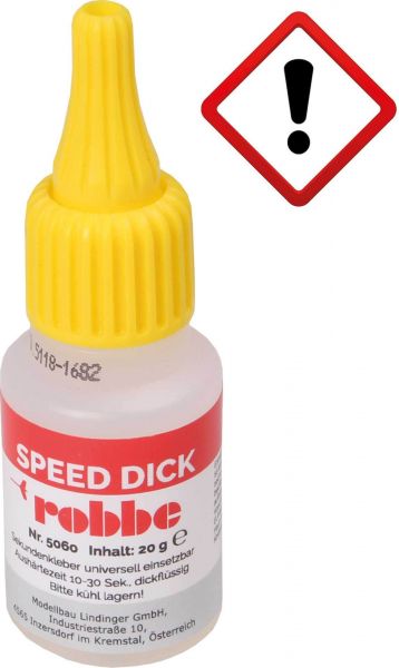 Superglue, THICK. 20 gr. vial. Robbe DICK