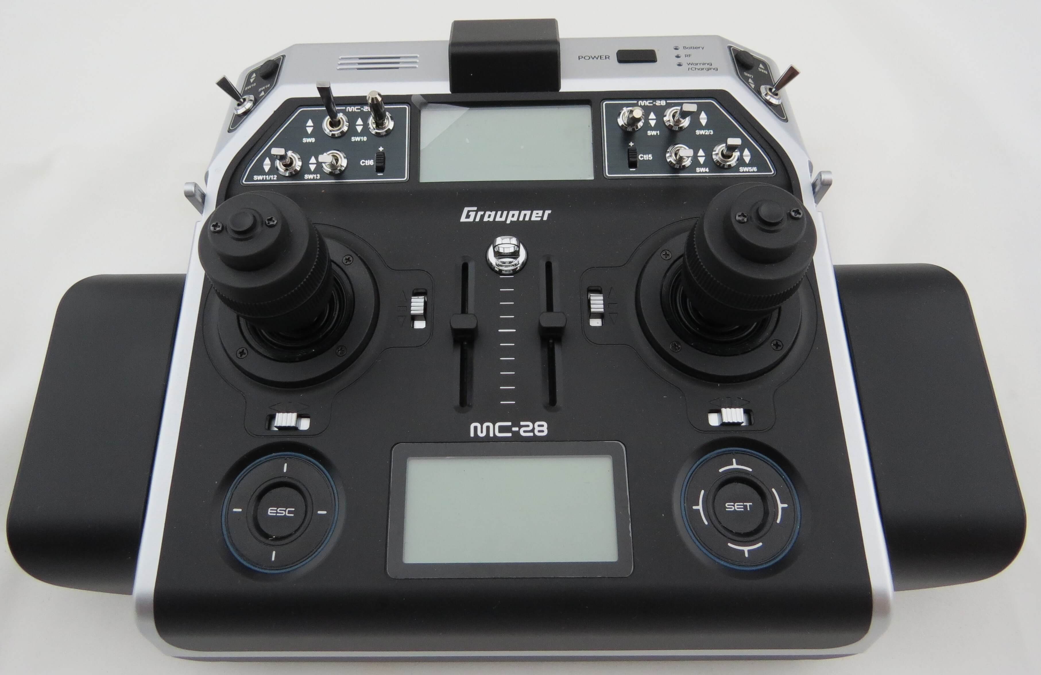 MC-28HoTT computer remote control transmitter, 16-channel